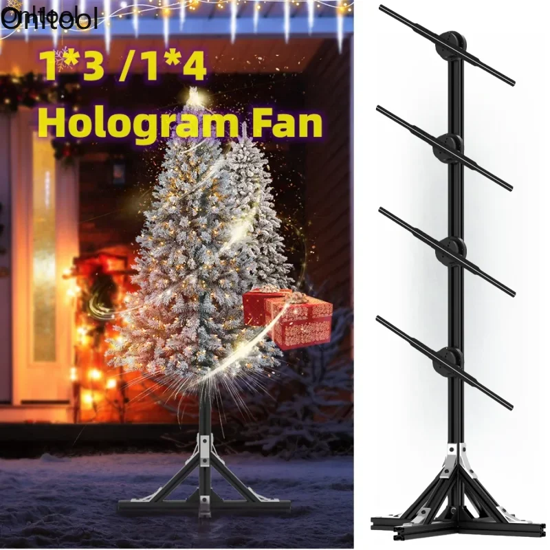 3/4pcs 45cm 3D Fan with Bracket Hologram Projector Led Advertising Display Light Holographic Lamp Holiday Gifts Support Splicing
3/4pcs 45cm 3D Fan with Bracket Hologram Projector Led Advertising Display Light Holographic Lamp Holiday Gifts Support Splicing