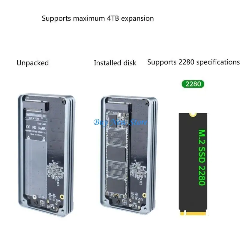 20CE M.2 NVMe SSD Enclosure to Type-C Hard Disk Case NVMe PCIE SSD Storage Cover Box
20CE M.2 NVMe SSD Enclosure to Type-C Hard Disk Case NVMe PCIE SSD Storage Cover Box