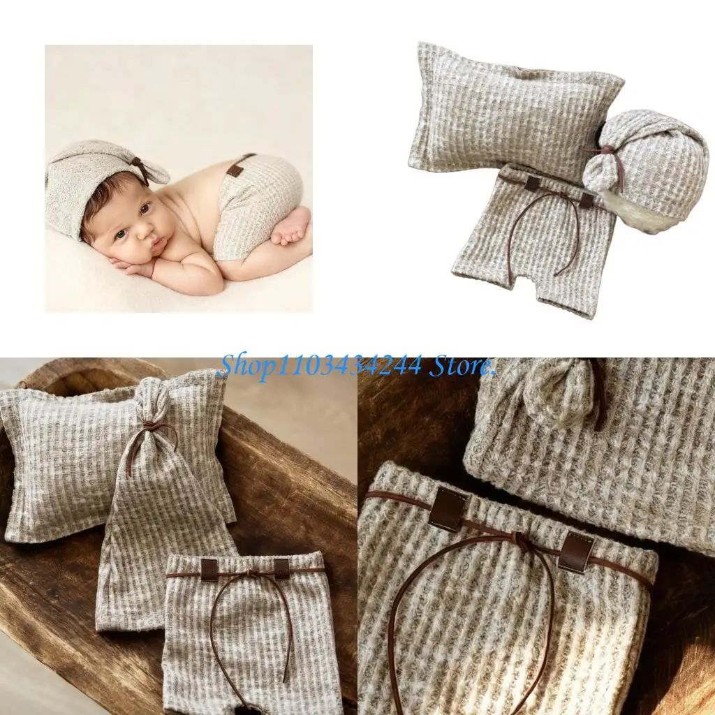 Baby Photography Props Newborns Photo Clothes Photography Costume Knitted Hat Pillow & Pants Outfit for Infant
Baby Photography Props Newborns Photo Clothes Photography Costume Knitted Hat Pillow & Pants Outfit for Infant