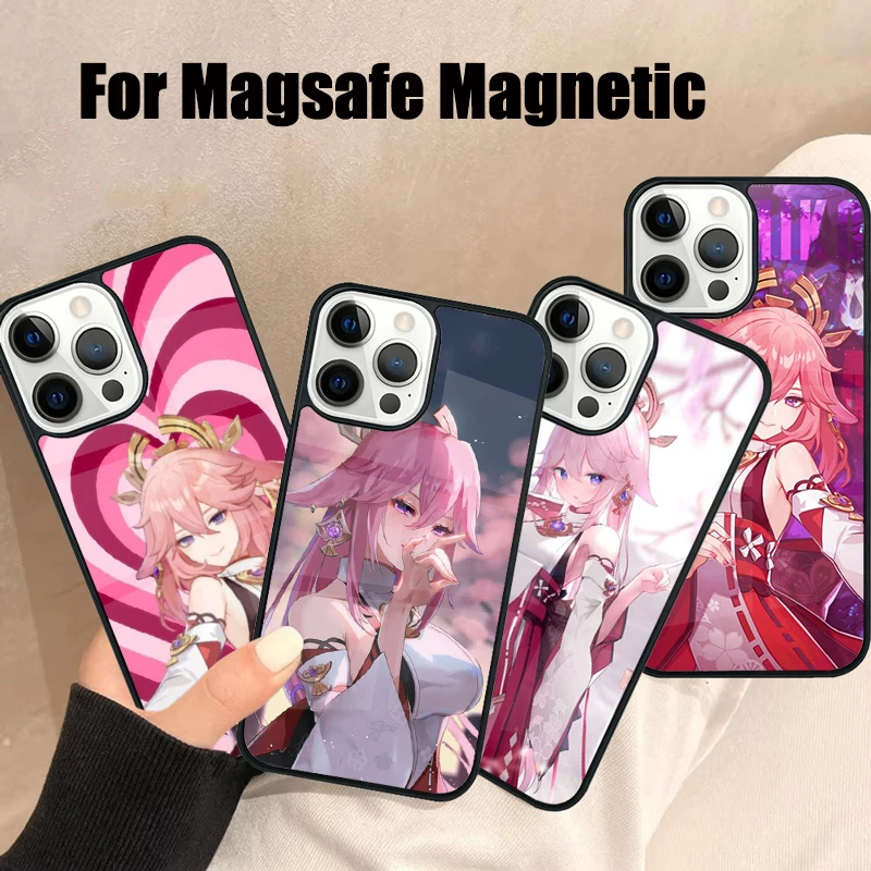 Чехол для телефона Genshin Impact Yae Miko Magsafe для iPhone 16, 15, 14, 13, 12, 11 Pro Max Plus, зеркальный беспроводной магнитный чехол
Чехол для телефона Genshin Impact Yae Miko Magsafe для iPhone 16, 15, 14, 13, 12, 11 Pro Max Plus, зеркальный беспроводной магнитный чехол