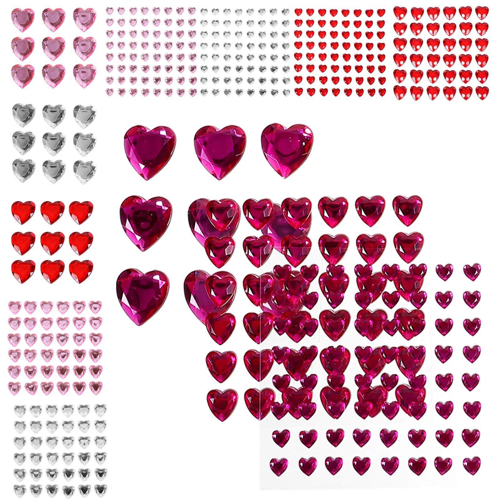 12 Sheets Heart Rhinestone Stickers Acrylic Face Gems for DIY Crafts Nail Art Makeup Jewels Self Adhesive Stick on Gem Stickers
12 Sheets Heart Rhinestone Stickers Acrylic Face Gems for DIY Crafts Nail Art Makeup Jewels Self Adhesive Stick on Gem Stickers
