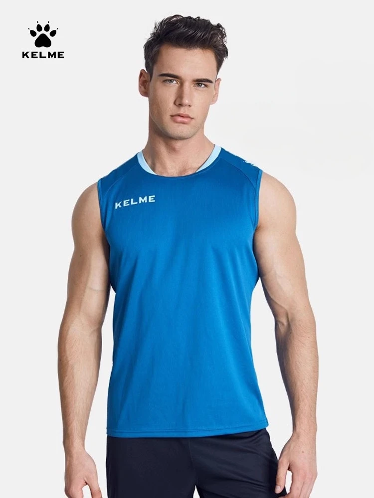 Kelme Men's Football Vest Training T-shirt Sleeveless Sports Running Tights Vest Fitness Quick-drying
Kelme Men's Football Vest Training T-shirt Sleeveless Sports Running Tights Vest Fitness Quick-drying