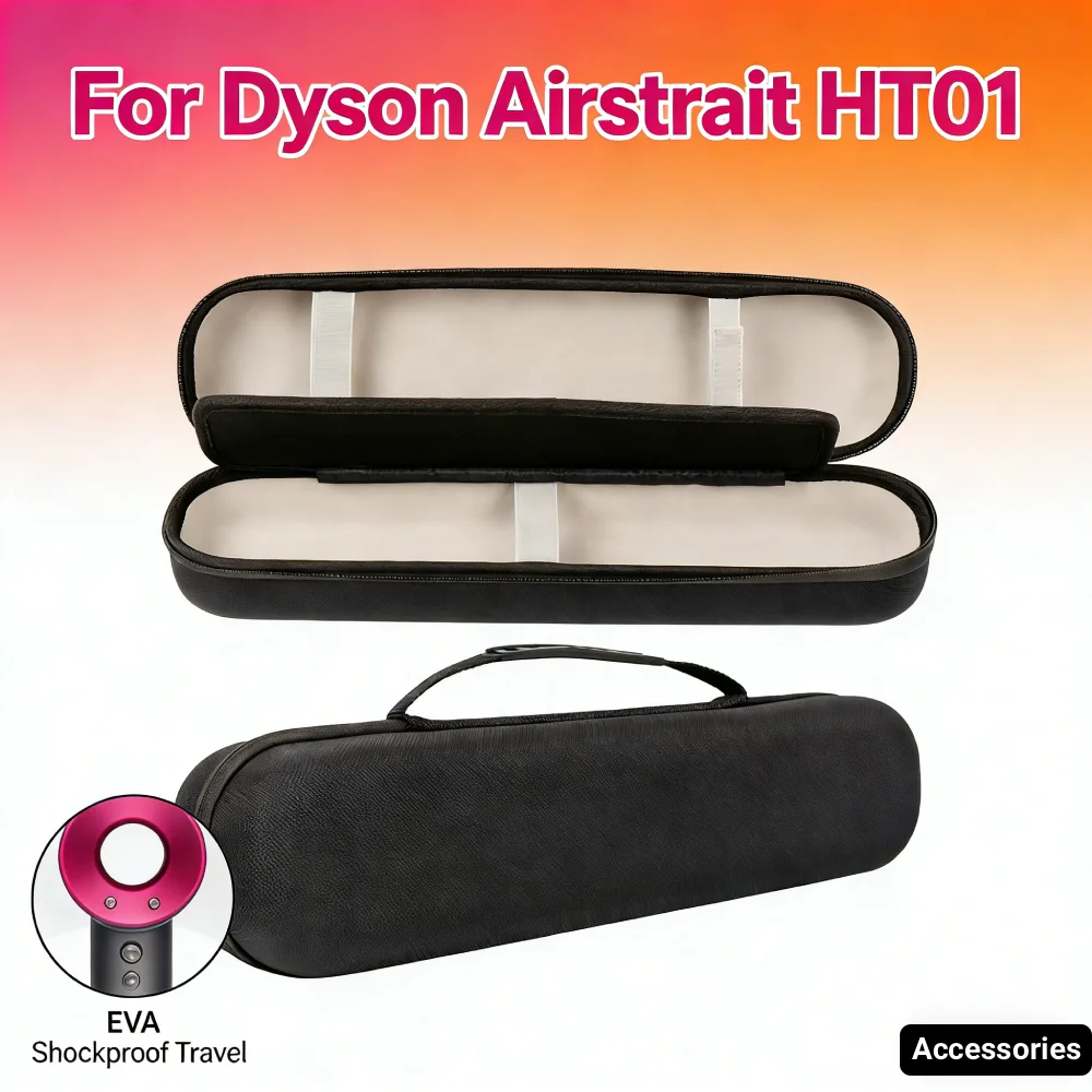 EVA Hard Travel Case Anti-Scratch Portable Travel Storage Bag Dust-Proof Zipper Bags for Dyson Airstrait HT01 Hair Straightener
EVA Hard Travel Case Anti-Scratch Portable Travel Storage Bag Dust-Proof Zipper Bags for Dyson Airstrait HT01 Hair Straightener