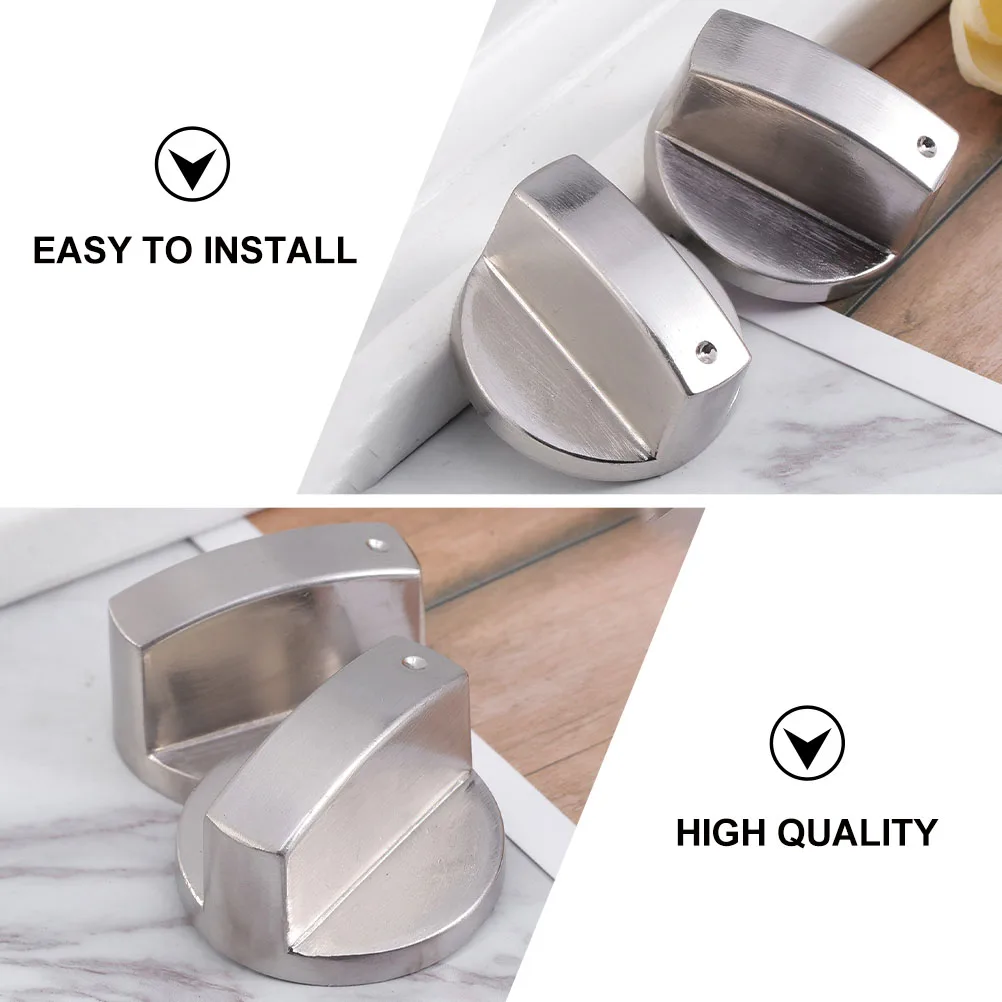4pcs Stove Knob Replacement Durable Zinc Alloy Control Burner Zinc Alloy Switch Knob Switch Universal Kitchen Accessories
4pcs Stove Knob Replacement Durable Zinc Alloy Control Burner Zinc Alloy Switch Knob Switch Universal Kitchen Accessories