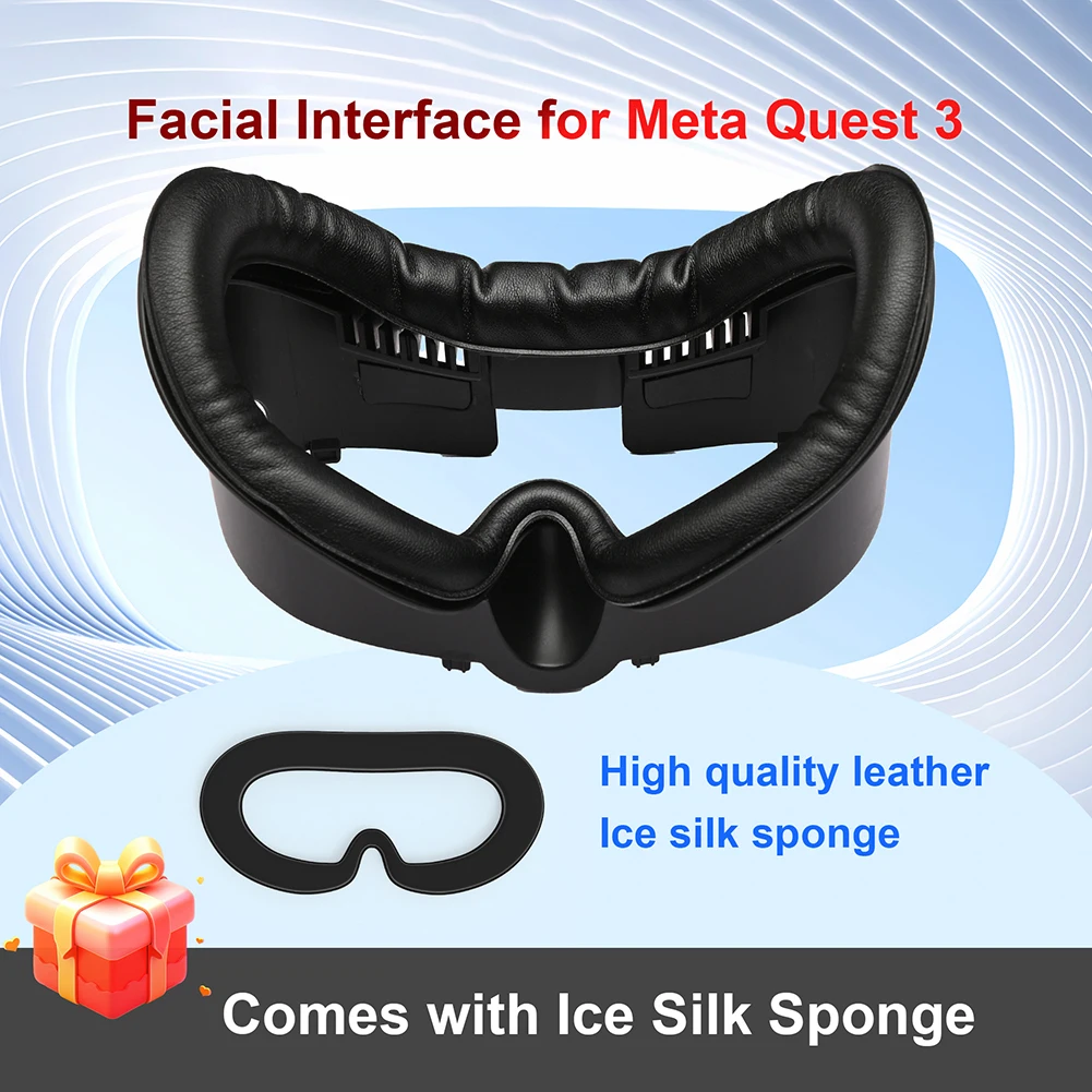 Face Mask Cover for Meta Quest 3 Facial Interface & Face Cover Pad Breathable Face Pad Cushion Replacement for Meta Quest 3
Face Mask Cover for Meta Quest 3 Facial Interface & Face Cover Pad Breathable Face Pad Cushion Replacement for Meta Quest 3