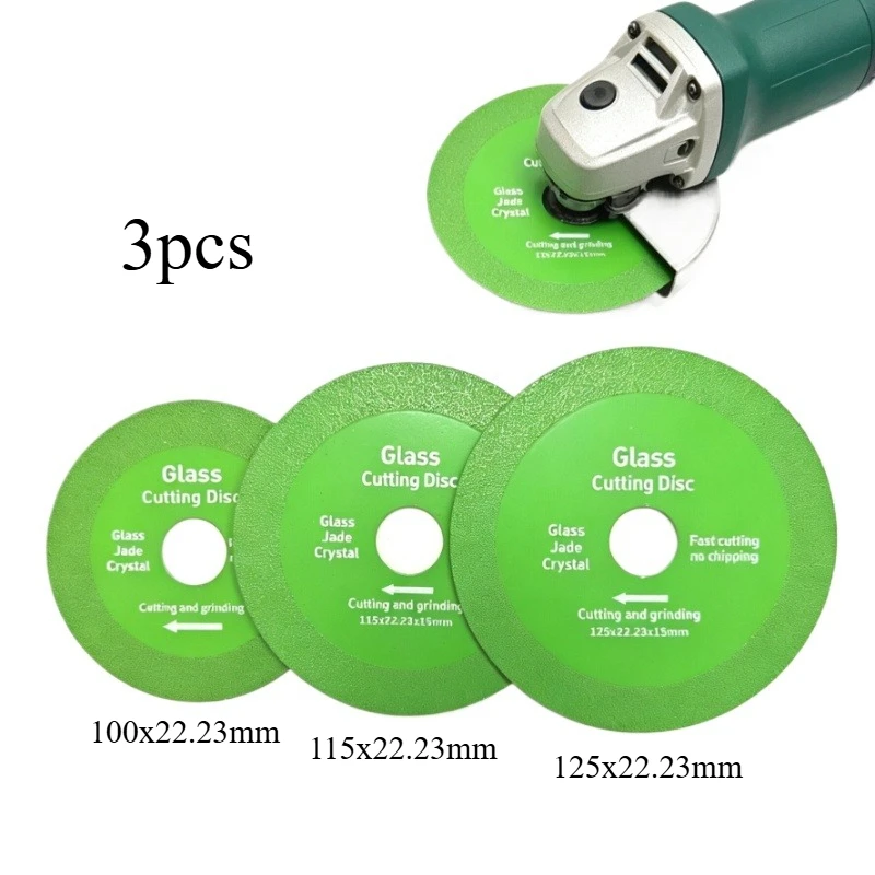 3pcs,100/115/125mm 4"/4.5"/5" Thin Diamond Saw Blade Glass Porcelain Jade Stone Wine Bottle Polishing Cutting
3pcs,100/115/125mm 4"/4.5"/5" Thin Diamond Saw Blade Glass Porcelain Jade Stone Wine Bottle Polishing Cutting