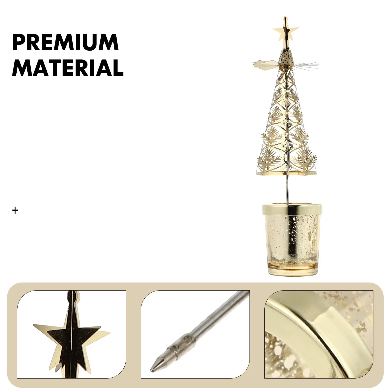 1Pcs Xmas Tree Holder Iron Rotatable Christmas Tray Party Table Decoration Xmas Tree Shape Candlestick
1Pcs Xmas Tree Holder Iron Rotatable Christmas Tray Party Table Decoration Xmas Tree Shape Candlestick