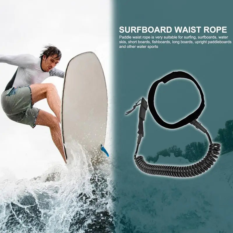Beach Accessories For Paddle Board Kitesurf Surfcasting 1.4m Durable PVC Surfing Kayak Waist Ropes Sturdy Surfboards Leash
Beach Accessories For Paddle Board Kitesurf Surfcasting 1.4m Durable PVC Surfing Kayak Waist Ropes Sturdy Surfboards Leash