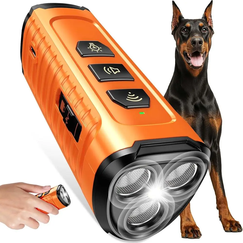 Advanced 3X Bark Control Device for Dogs - Indoor/Outdoor Training Aid with Flashlight
Advanced 3X Bark Control Device for Dogs - Indoor/Outdoor Training Aid with Flashlight