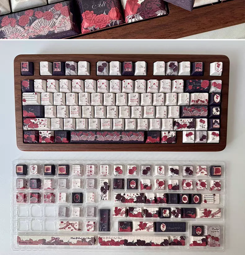 Красные и черные колпачки для клавиш с розой, оригинальные колпачки для клавиатуры с термической сублимацией на крыше заводской высоты по индивидуальному заказу
Красные и черные колпачки для клавиш с розой, оригинальные колпачки для клавиатуры с термической сублимацией на крыше заводской высоты по индивидуальному заказу