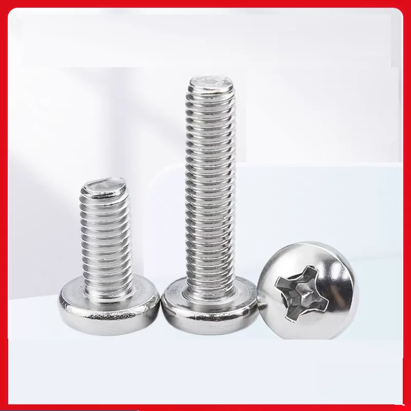 SUS304 Stainless Steel GB818 Phillips Pan Head Machine Screws Cross Recessed Bolts 10# 12# 1/4'' 5/16'' 3/8'' UNC UNF
SUS304 Stainless Steel GB818 Phillips Pan Head Machine Screws Cross Recessed Bolts 10# 12# 1/4'' 5/16'' 3/8'' UNC UNF