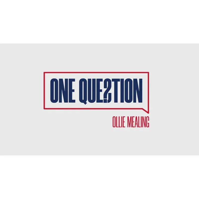 One Question by Ollie Mealing Card Magic Trick Close Up Magic Magia Magie Magicians Prop Deck Illusion
One Question by Ollie Mealing Card Magic Trick Close Up Magic Magia Magie Magicians Prop Deck Illusion