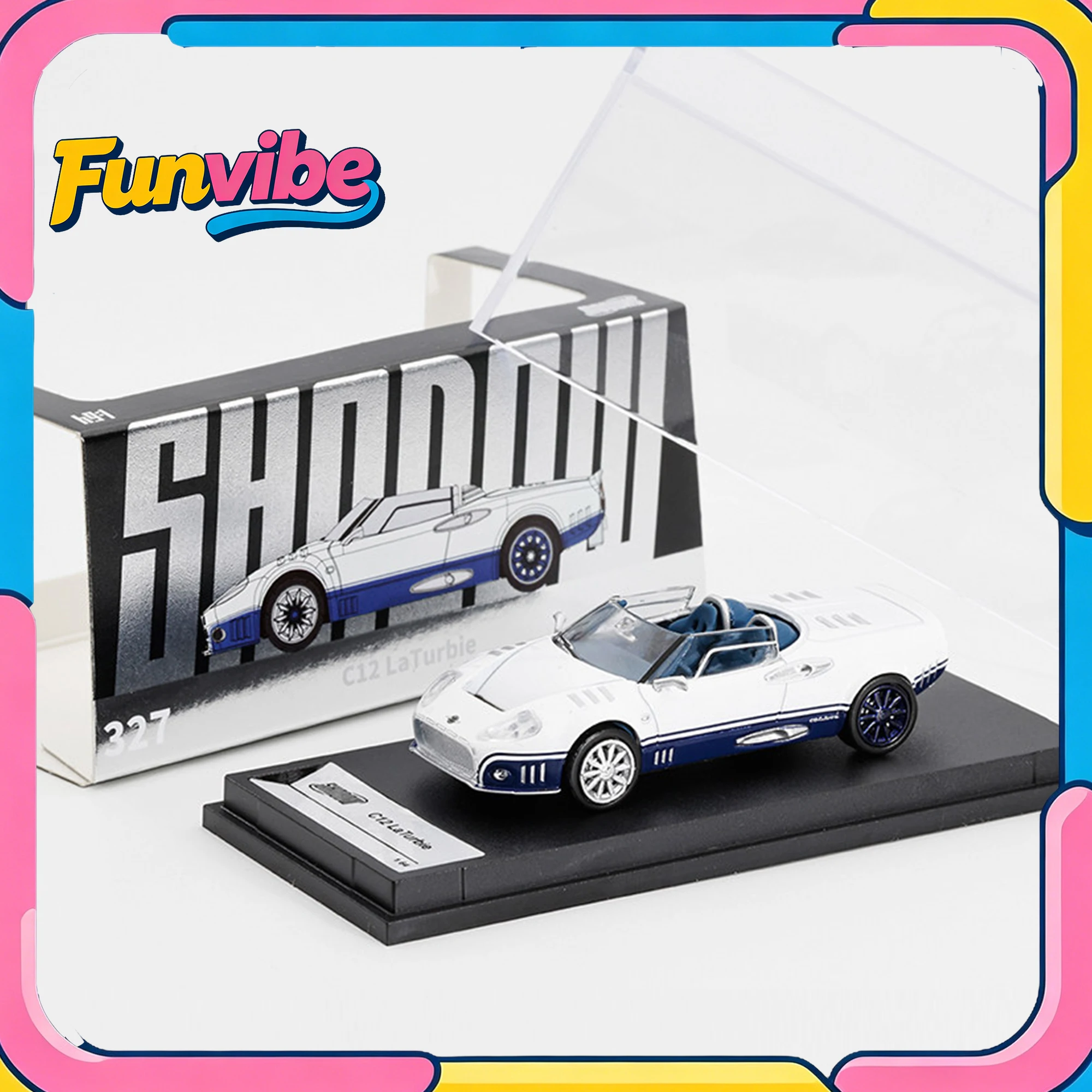 Shadow 1/64 Spyker C12 European Supercar Alloy Diecast Model Car Simulation Collection room Ornament cars for child toys gift
Shadow 1/64 Spyker C12 European Supercar Alloy Diecast Model Car Simulation Collection room Ornament cars for child toys gift