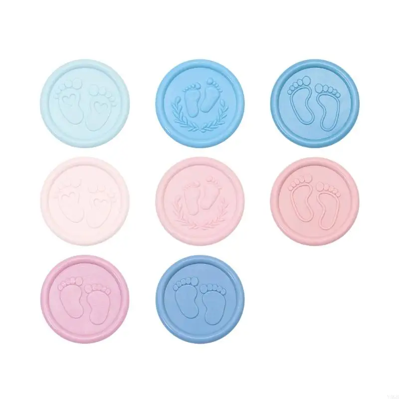 Pack of 50 Adhesive Baby Footprint Wax Seal Sticker for Decorative Sealing on Card Invitations and Envelopes Y5GB
Pack of 50 Adhesive Baby Footprint Wax Seal Sticker for Decorative Sealing on Card Invitations and Envelopes Y5GB