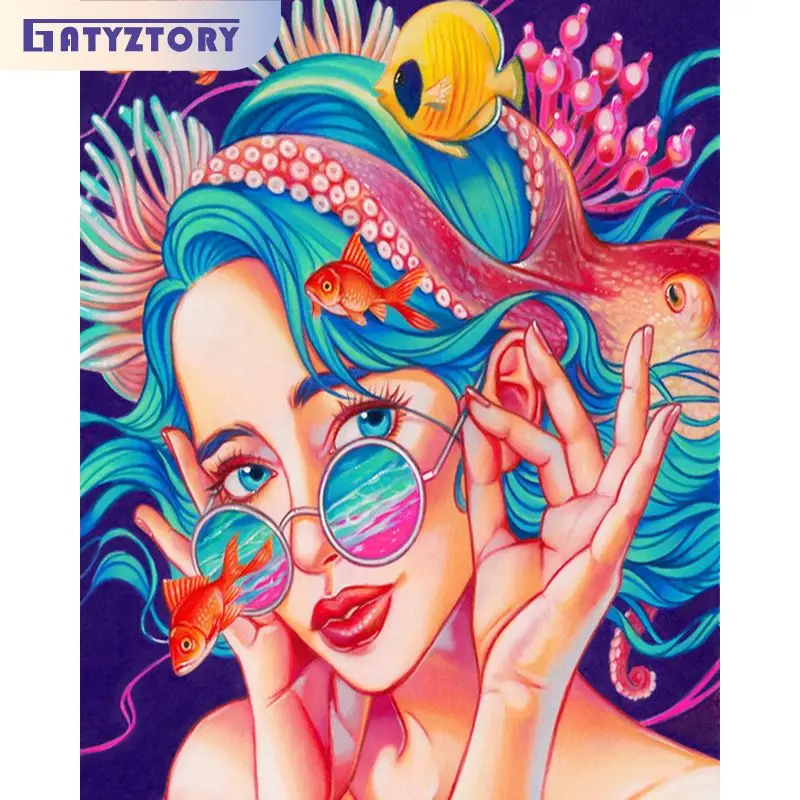GATYZTORY Acrylic Painting By Numbers Handmade Cartoon Girl Drawing By Numbers Room Decors For Kids Diy Gift Wall Art Paint Set
GATYZTORY Acrylic Painting By Numbers Handmade Cartoon Girl Drawing By Numbers Room Decors For Kids Diy Gift Wall Art Paint Set