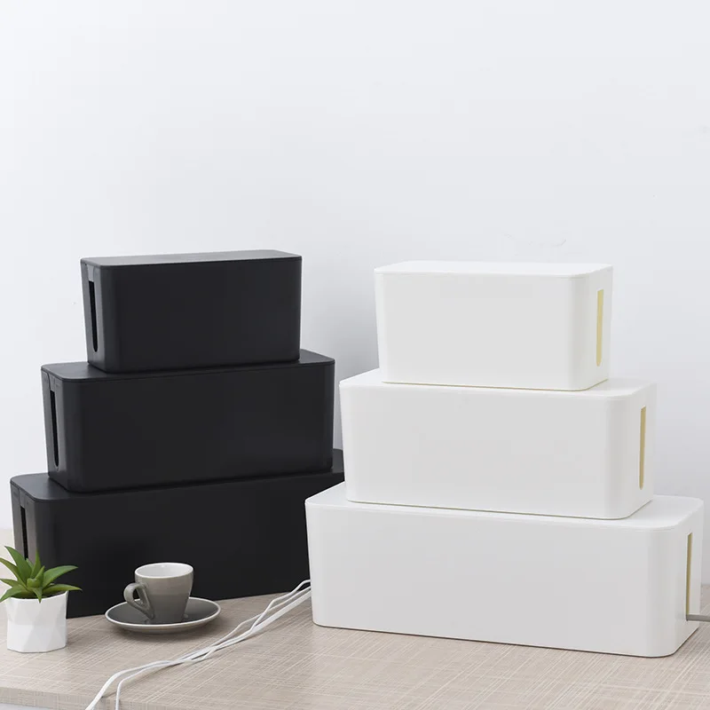 Cable Management Box, Cable Storage Box, Dustproof Wire Storage Box, Plastic Storage Box with Bamboo for TV Wires, USB Hub
Cable Management Box, Cable Storage Box, Dustproof Wire Storage Box, Plastic Storage Box with Bamboo for TV Wires, USB Hub