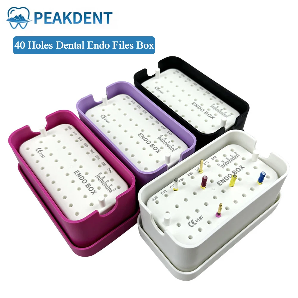 40 Holes Dental Endo Files Box With Ruler Dental Disinfection Endo Drill Holder Stand Organizer Box Sterilizing Storage Case
40 Holes Dental Endo Files Box With Ruler Dental Disinfection Endo Drill Holder Stand Organizer Box Sterilizing Storage Case