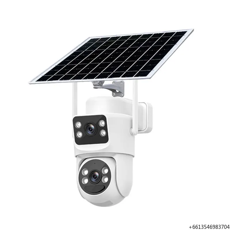 eseecloud Dual-lens outdoor wireless wifi solar cctv camera 4g sim card PTZ 3K HD home network remote Low power security camera
eseecloud Dual-lens outdoor wireless wifi solar cctv camera 4g sim card PTZ 3K HD home network remote Low power security camera