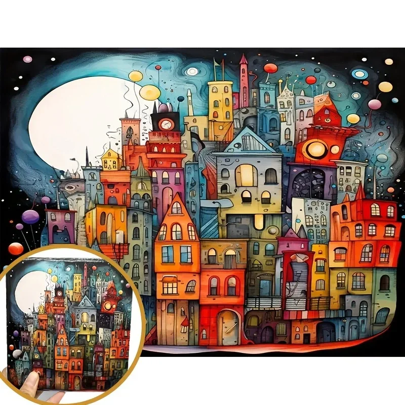 70 см * 50 см 1000 шт. Dream City Night Puzzle 27,56x19,69 дюйма головоломка высокой сложности для взрослых офисный и домашний декор стен
70 см * 50 см 1000 шт. Dream City Night Puzzle 27,56x19,69 дюйма головоломка высокой сложности для взрослых офисный и домашний декор стен