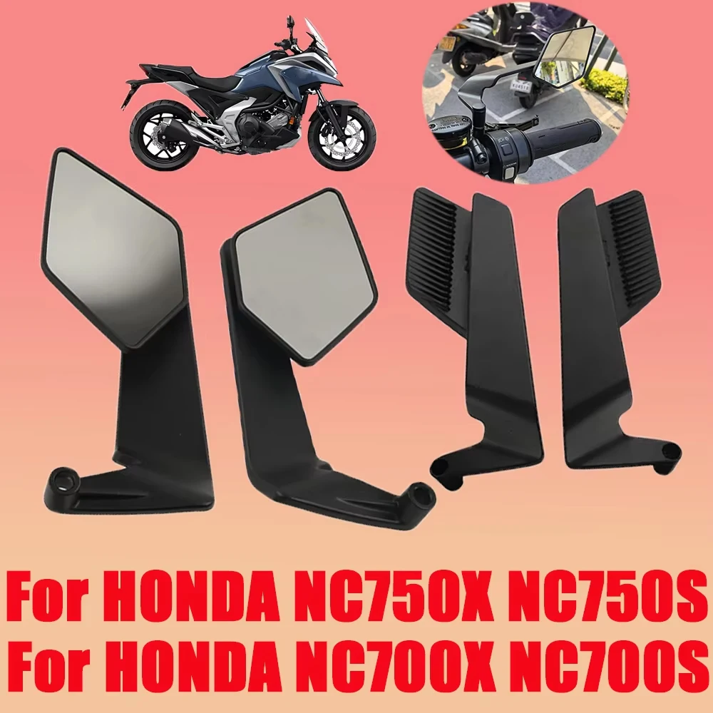 Rearview Mirrors Stealth Wind Wing Mirror Rotate Side View Mirrors Accessories For HONDA NC750X NC750S NC700X NC700S NC700 NC750
Rearview Mirrors Stealth Wind Wing Mirror Rotate Side View Mirrors Accessories For HONDA NC750X NC750S NC700X NC700S NC700 NC750