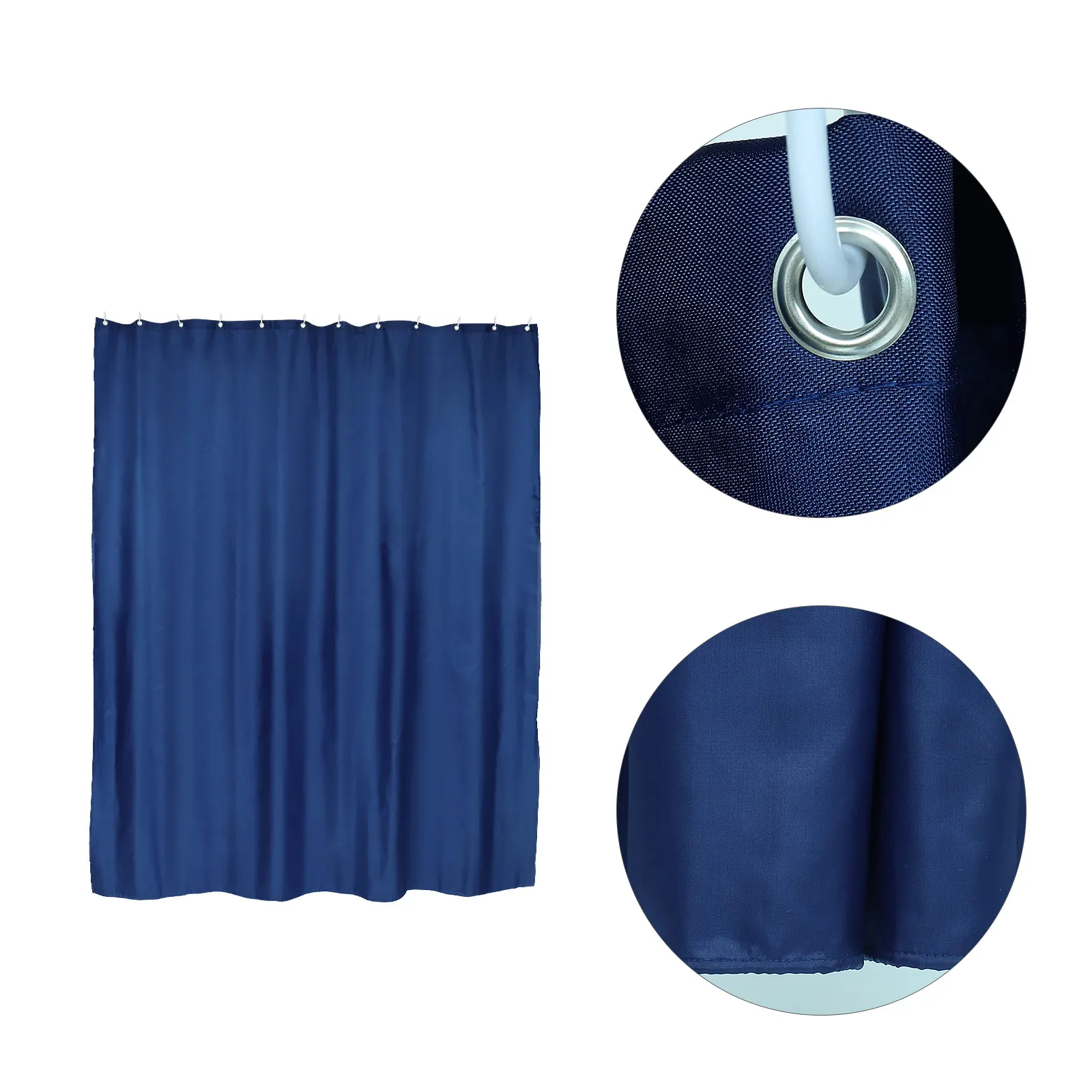 1pc Bath Shower Curtain Dark Blue Thickened Waterproof Dirt Resistant Easy Install Toilet Curtain For Privacy
1pc Bath Shower Curtain Dark Blue Thickened Waterproof Dirt Resistant Easy Install Toilet Curtain For Privacy