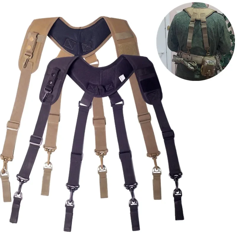 Men Padded Adjustable Tool Belt Tactical-Suspenders Duty Belt Harness Combat Tool X Type Suspender Tactics Braces Gifts Dropship
Men Padded Adjustable Tool Belt Tactical-Suspenders Duty Belt Harness Combat Tool X Type Suspender Tactics Braces Gifts Dropship