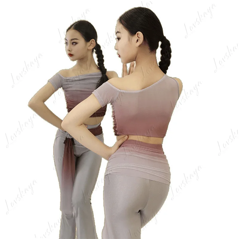New Style Latin Dance Outfit - Girls' Professional Summer Daily Practice Pants with High-end Style - Children's Separate Set
New Style Latin Dance Outfit - Girls' Professional Summer Daily Practice Pants with High-end Style - Children's Separate Set