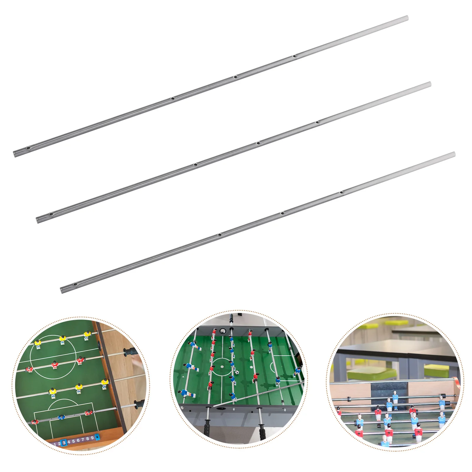 3pcs Table Soccer Rod Metal Foosball Machine Operation Pole Replacement Desk Soccer Accessory Ergonomic Grip Smooth Control For
3pcs Table Soccer Rod Metal Foosball Machine Operation Pole Replacement Desk Soccer Accessory Ergonomic Grip Smooth Control For
