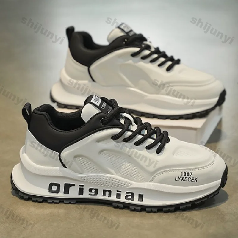 Men's Casual Sneakers Spring New Fashion Platform Sport Shoes Design Chunky Sneakers Men Comfortable Soft Sole Platform Shoes
Men's Casual Sneakers Spring New Fashion Platform Sport Shoes Design Chunky Sneakers Men Comfortable Soft Sole Platform Shoes