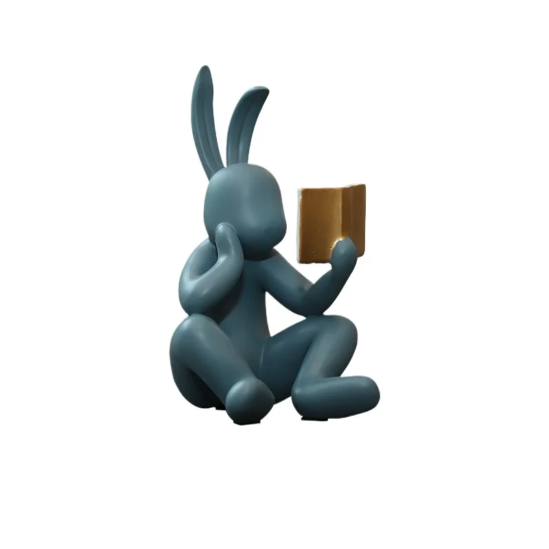 Modern art cartoon rabbit ornament light luxury minimalist living room porch study display cabinet
Modern art cartoon rabbit ornament light luxury minimalist living room porch study display cabinet