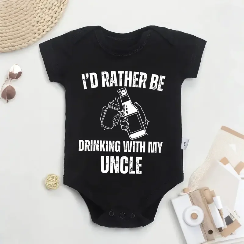 I'd Rather Be Drinking with My Uncle Baby Onesie Funny Uncle Baby Bodysuit Short Sleeve Cotton Newborn Girl Boy Bodysuits
I'd Rather Be Drinking with My Uncle Baby Onesie Funny Uncle Baby Bodysuit Short Sleeve Cotton Newborn Girl Boy Bodysuits