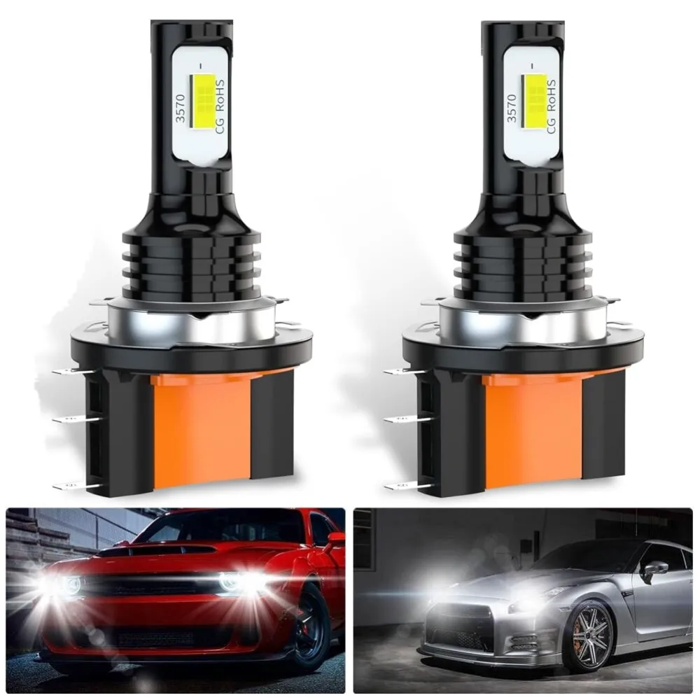 2PCS H15 LED Fog Light Bulbs, 3570 SMD LED Bulbs Kits White or Amber Plug and Play Car LED Replacement Bulbs, Universal for Most
2PCS H15 LED Fog Light Bulbs, 3570 SMD LED Bulbs Kits White or Amber Plug and Play Car LED Replacement Bulbs, Universal for Most