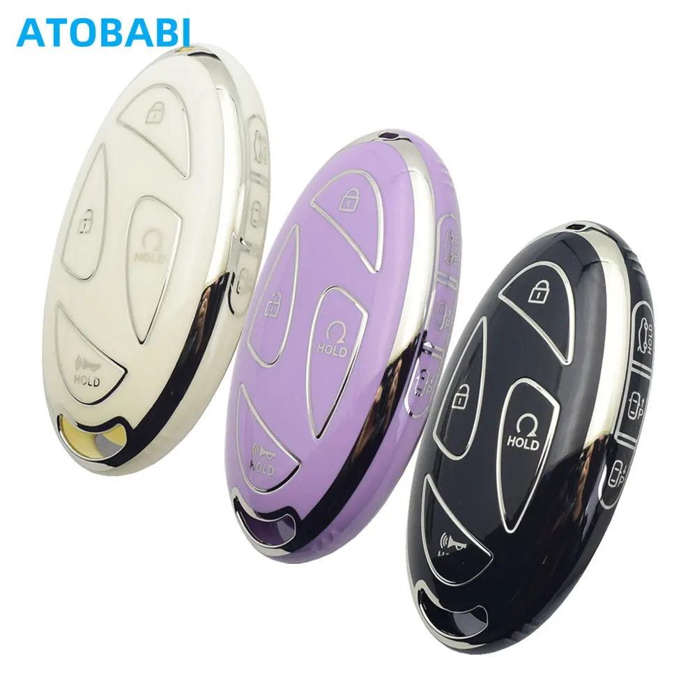 TPU Car Key Cover For Hyundai Santa Fe 2023 2024 Sonata Grandeur Staria Kona Ioniq Tucson Elantra Remote Fobs Shell Protect Case
TPU Car Key Cover For Hyundai Santa Fe 2023 2024 Sonata Grandeur Staria Kona Ioniq Tucson Elantra Remote Fobs Shell Protect Case