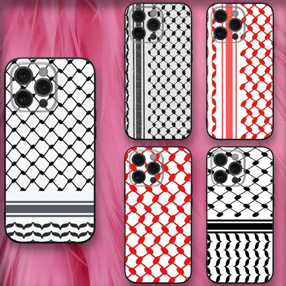 Hattah Keffiyeh Pattern Phone Case For iPhone 16,se4,15,14,13,12,11,Pro,X,XS,Max,XR,Plus,Mini Soft Black Cover
Hattah Keffiyeh Pattern Phone Case For iPhone 16,se4,15,14,13,12,11,Pro,X,XS,Max,XR,Plus,Mini Soft Black Cover