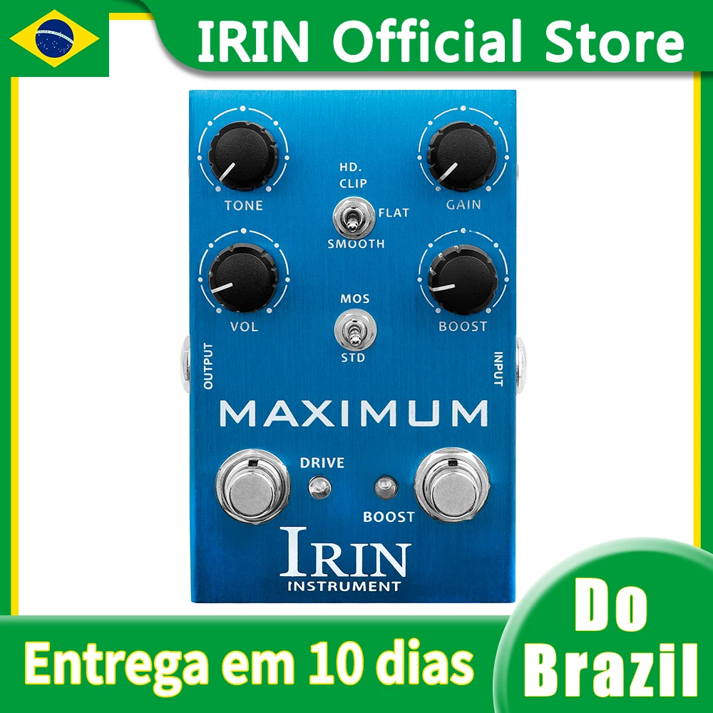 IRIN Electric Guitar Effects Pedal AN-41 MAXIMUM Overdrive Pedal Wild Overdrive Distortion Effect Effector Guitar Accessory
IRIN Electric Guitar Effects Pedal AN-41 MAXIMUM Overdrive Pedal Wild Overdrive Distortion Effect Effector Guitar Accessory