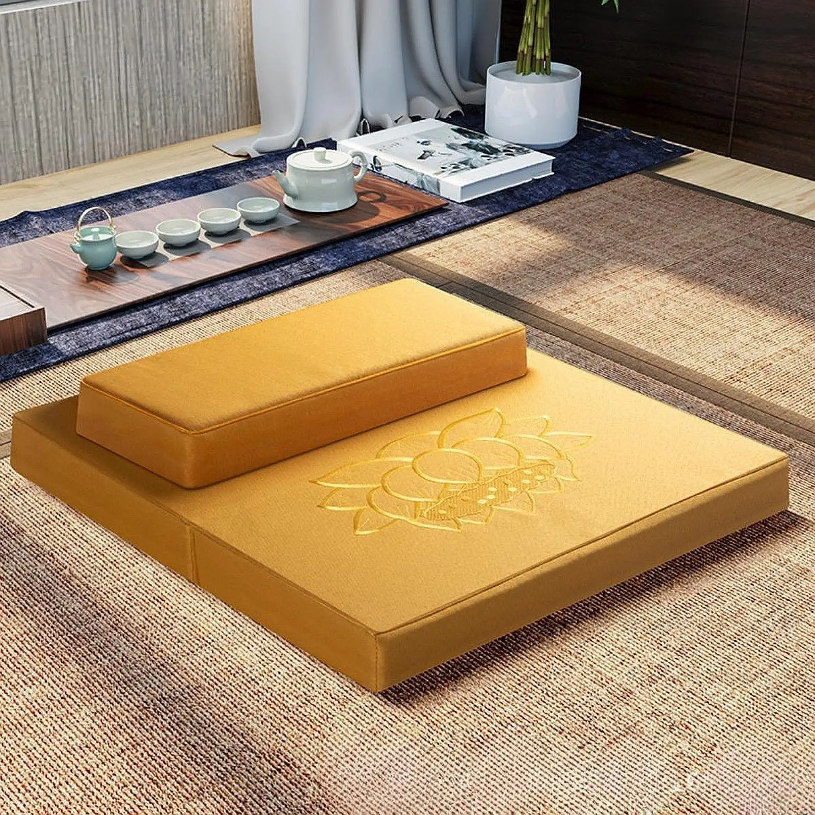 Meditation Cushion Set Soft Meditation Floor Pillow for Office Bedroom Home
Meditation Cushion Set Soft Meditation Floor Pillow for Office Bedroom Home