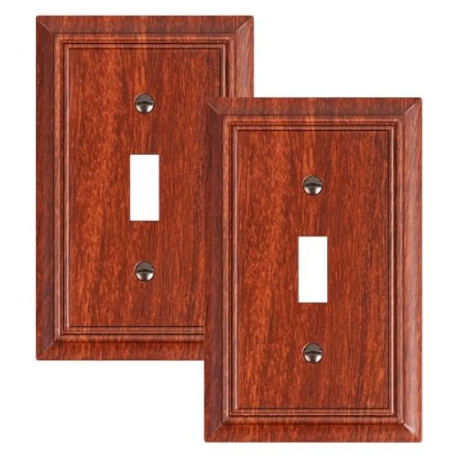 2-Pack Single Toggle Light Switch Cover Plate, Durable Natural Bamboo Fiber Decorative Switch Plate Covers, 1 Gang Wall Plate,
2-Pack Single Toggle Light Switch Cover Plate, Durable Natural Bamboo Fiber Decorative Switch Plate Covers, 1 Gang Wall Plate,