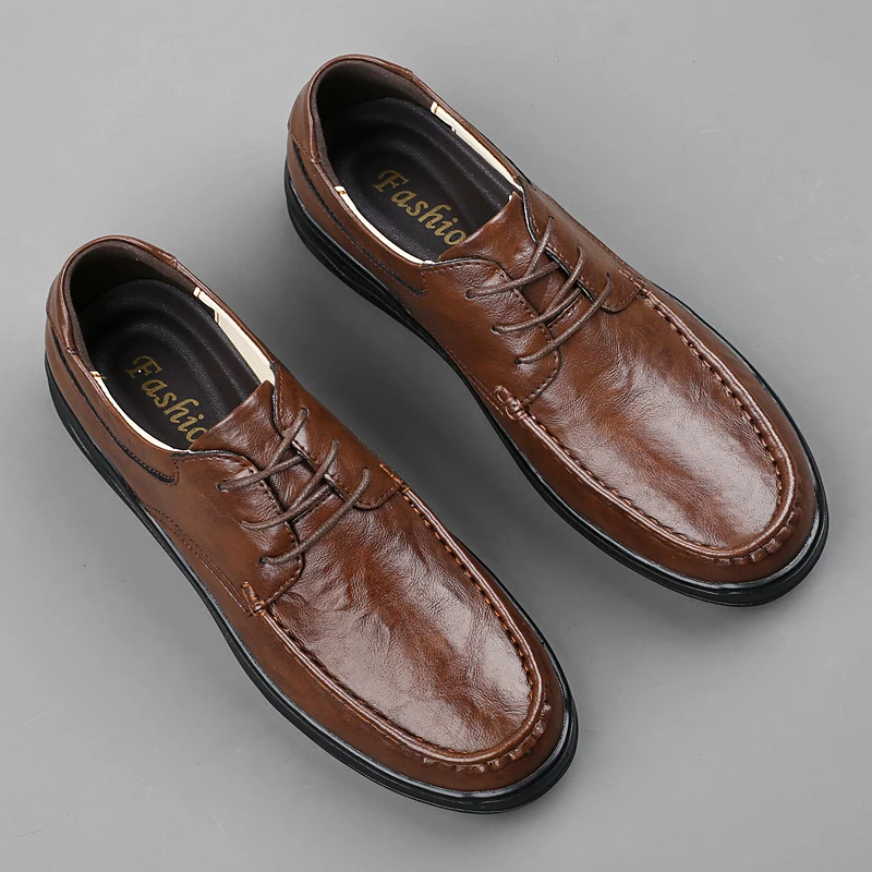 Classic Brand Men's Genuine Leather Shoes Lace Up Oxford Shoes Men's Business Casual Shoes Versatile Work Shoes Free Delivery
Classic Brand Men's Genuine Leather Shoes Lace Up Oxford Shoes Men's Business Casual Shoes Versatile Work Shoes Free Delivery