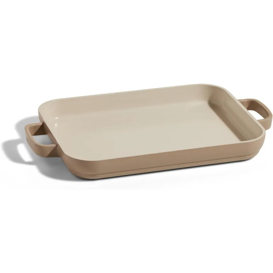 Mini Griddle Pan 2 Quart Nonstick Ceramic Sheet Pan and Stovetop Griddle with Handles ToxinFree Cast Aluminum Oven Safe up to 4
Mini Griddle Pan 2 Quart Nonstick Ceramic Sheet Pan and Stovetop Griddle with Handles ToxinFree Cast Aluminum Oven Safe up to 4