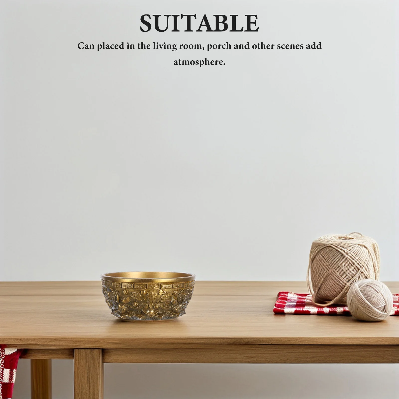 Pure Copper Treasure Bowl Handcrafted Feng Shui Decoration for Living Room Home Desktop Prosperity Symbol
Pure Copper Treasure Bowl Handcrafted Feng Shui Decoration for Living Room Home Desktop Prosperity Symbol