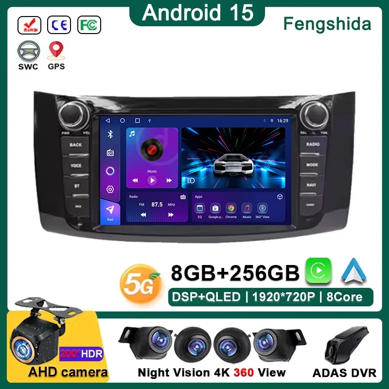 Android 15 No 2Din DVD For Nissan Sylphy B17 Sentra 12 2012 - 2018 Multimedia Head Unit Car Player Auto Radio Navigation GPS BT 
Android 15 No 2Din DVD For Nissan Sylphy B17 Sentra 12 2012 - 2018 Multimedia Head Unit Car Player Auto Radio Navigation GPS BT