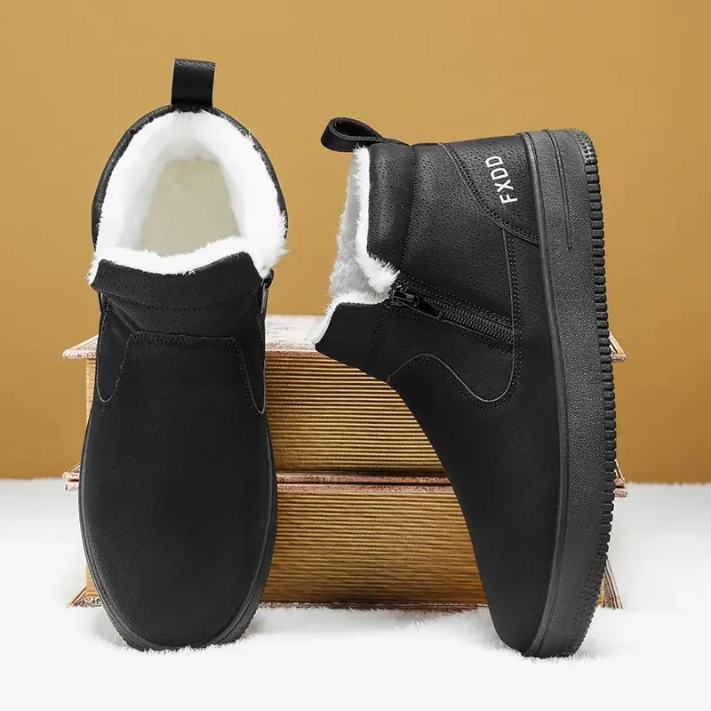 Casual Daily Slip on Fleece Lined Boots Chafe-Free Comfort Structure, Skid Resistant Outsole Light Waterproof Cold Insulation
Casual Daily Slip on Fleece Lined Boots Chafe-Free Comfort Structure, Skid Resistant Outsole Light Waterproof Cold Insulation