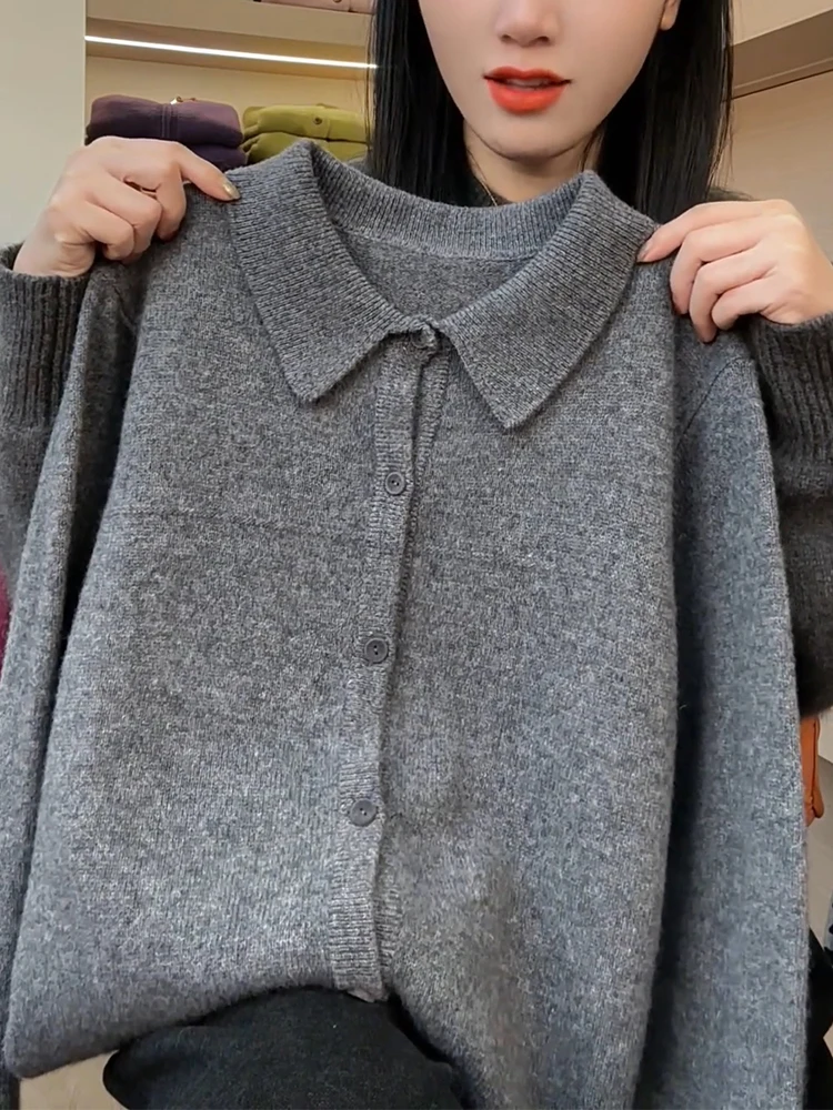 Весенний корейский повседневный вязаный кардиган-пальто 2025 года, свободного кроя, больших размеров, с эффектом похудения, в стиле Lazy Fashion
Весенний корейский повседневный вязаный кардиган-пальто 2025 года, свободного кроя, больших размеров, с эффектом похудения, в стиле Lazy Fashion
