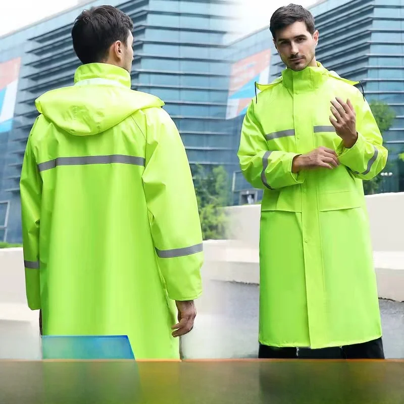 Long Thickened PVC Raincoat Adult Men's Outdoor Reflective Overalls Raincoat Durable Heavy Duty Waterproof Clothing for Hiking
Long Thickened PVC Raincoat Adult Men's Outdoor Reflective Overalls Raincoat Durable Heavy Duty Waterproof Clothing for Hiking