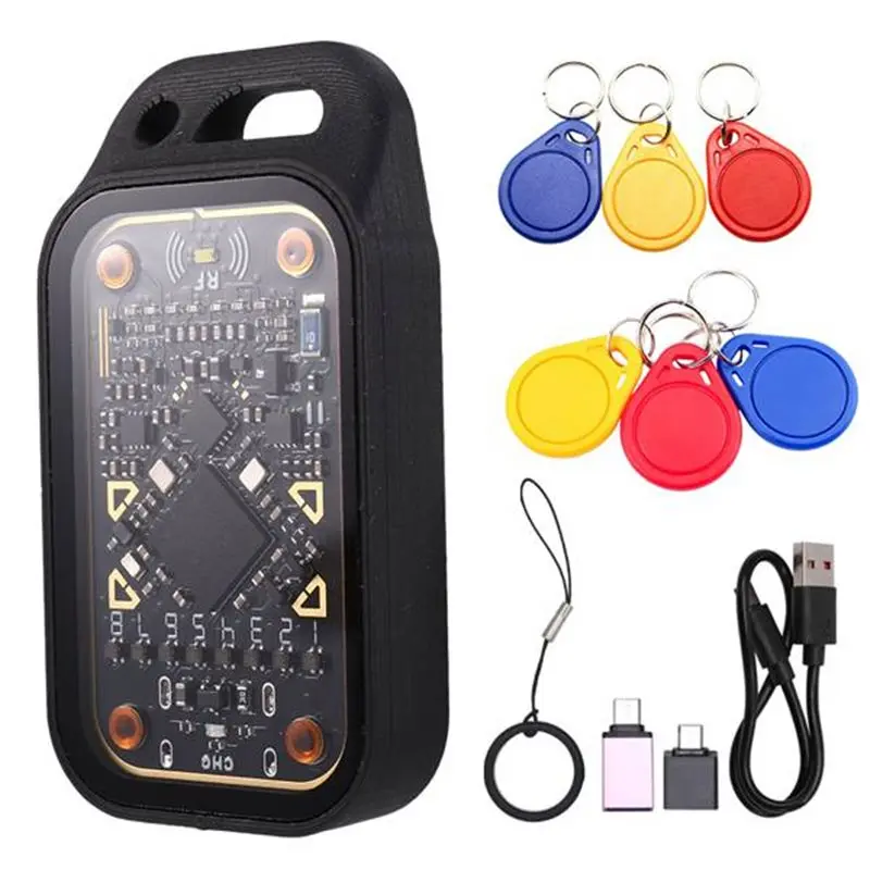 FULL-Chameleon Ultra Plus 13,56M 125K Ic RFID-эмулятор смарт-карт декодирование + 3XUID/CUID брелок сброса + автоматическая идентификационная карта
FULL-Chameleon Ultra Plus 13,56M 125K Ic RFID-эмулятор смарт-карт декодирование + 3XUID/CUID брелок сброса + автоматическая идентификационная карта