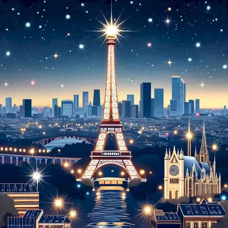 GATYZTORY 5D DIY Diamond Embroidery City Landscape Painting Iron Tower Cross Stitch Kits Diamond Mosaic Handicraft
GATYZTORY 5D DIY Diamond Embroidery City Landscape Painting Iron Tower Cross Stitch Kits Diamond Mosaic Handicraft