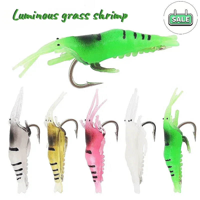 5/10 PCS Fishhook Luminous Grass Shrimp Strong Lure Secure Sharp Luya Bait Biomimetic Bait Full Small Swimming Layer Silicone
5/10 PCS Fishhook Luminous Grass Shrimp Strong Lure Secure Sharp Luya Bait Biomimetic Bait Full Small Swimming Layer Silicone