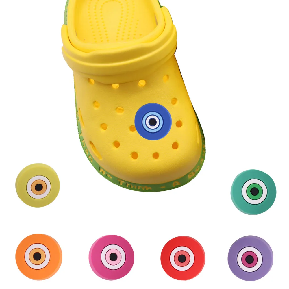 1Pcs Evil Eyes Ball Character PVC Sandals Shoe Accessories Designer Decorations DIY Wristbands Charms Kids Gift
1Pcs Evil Eyes Ball Character PVC Sandals Shoe Accessories Designer Decorations DIY Wristbands Charms Kids Gift