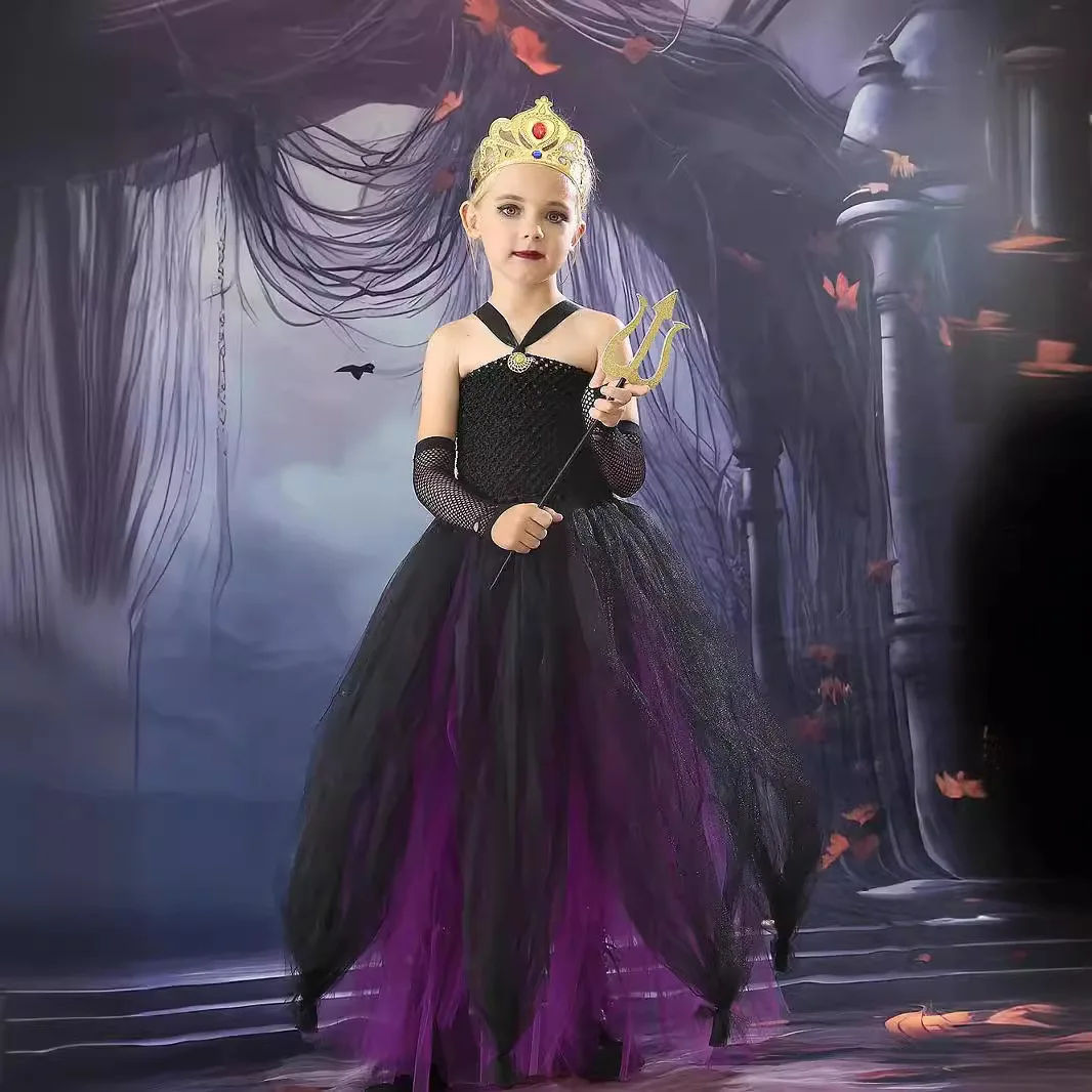 Halloween Girls' Fluffy Dress Children's Halloween Cosplay Costumes Halloween Party Witch Cothes
Halloween Girls' Fluffy Dress Children's Halloween Cosplay Costumes Halloween Party Witch Cothes