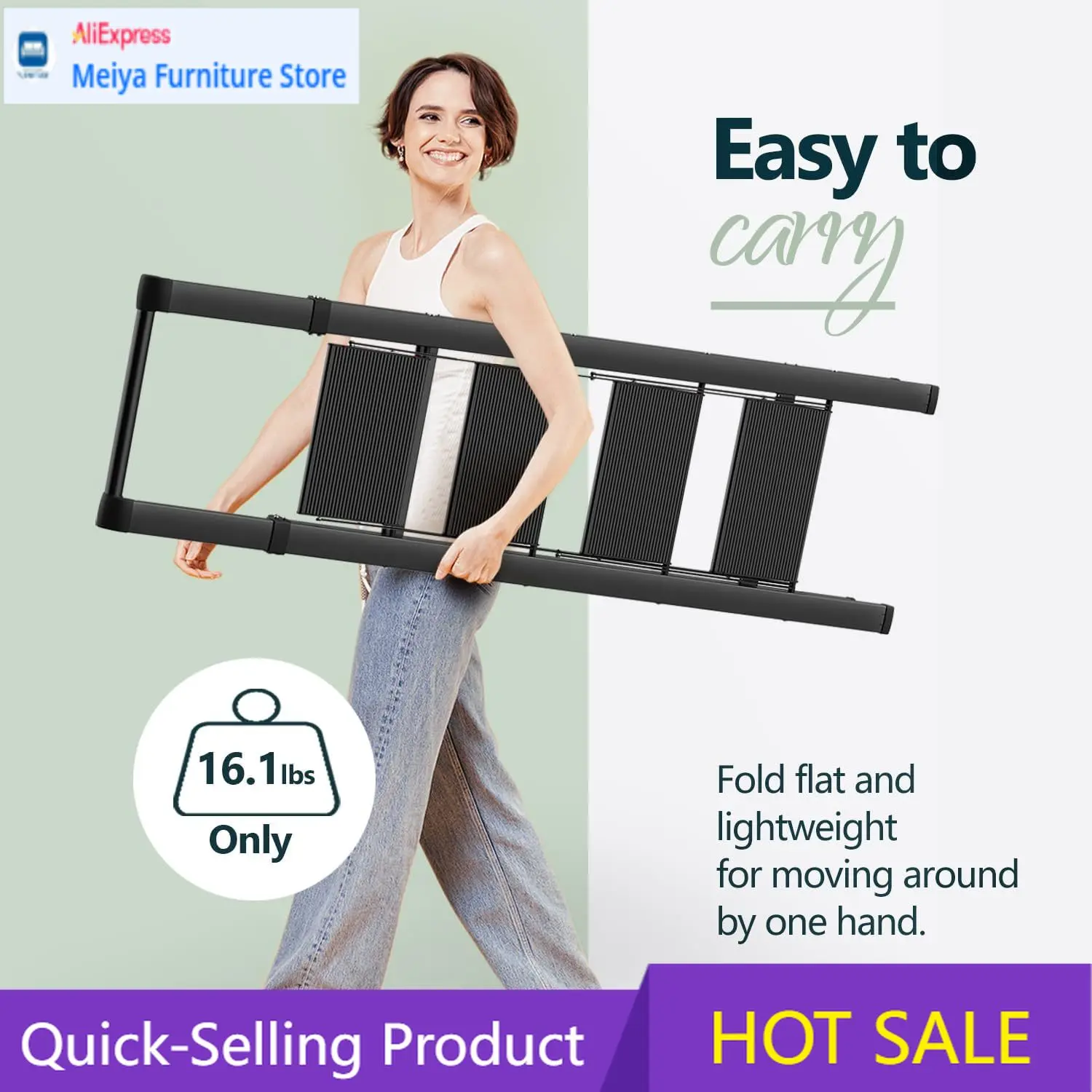 Limited Edition4 Step Ladder, Ladders for Home, Anti-Slip Aluminum Pedals, Step Stool Foldable, Lightweight to Move, Ease of Sto
Limited Edition4 Step Ladder, Ladders for Home, Anti-Slip Aluminum Pedals, Step Stool Foldable, Lightweight to Move, Ease of Sto